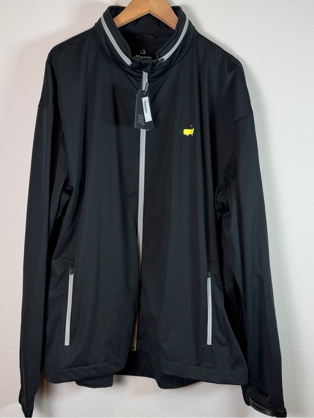 NEW Black Masters Tech Augusta Masters Performance Jacket 2XL - Full Zip